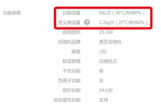 除濕機(jī)里的貓膩：兩個(gè)除濕量怎么選？