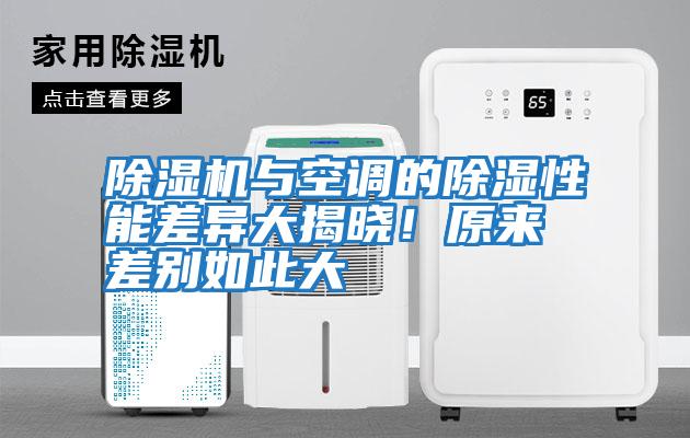 除濕機與空調的除濕性能差異大揭曉！原來差別如此大