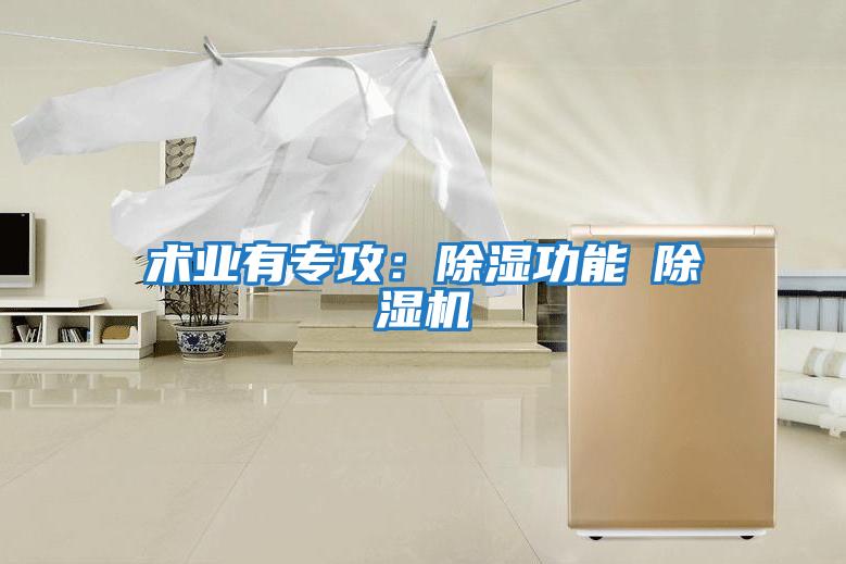 術業有專攻：除濕功能≠除濕機
