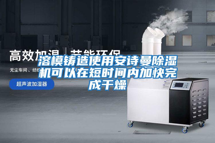 溶模鑄造使用安詩曼除濕機可以在短時間內加快完成干燥