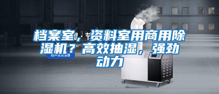 檔案室，資料室用商用除濕機？高效抽濕，強勁動力