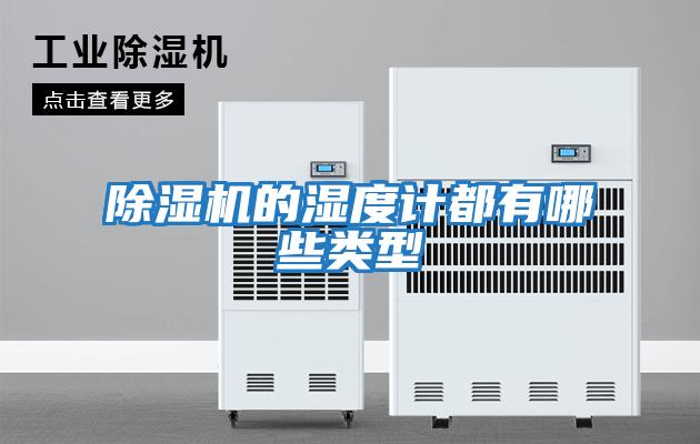 除濕機的濕度計都有哪些類型