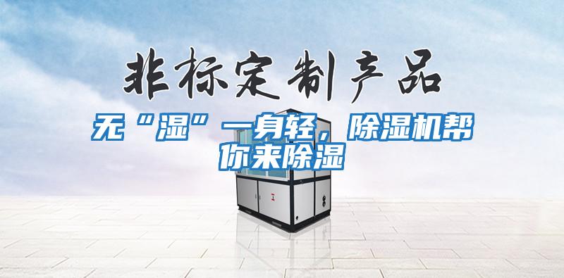 無“濕”一身輕，除濕機幫你來除濕
