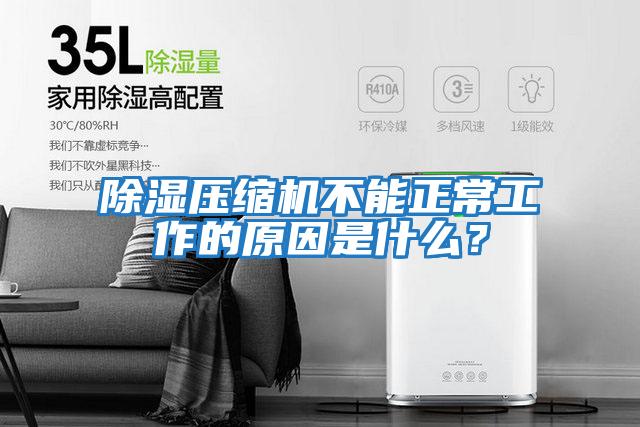 除濕壓縮機(jī)不能正常工作的原因是什么？
