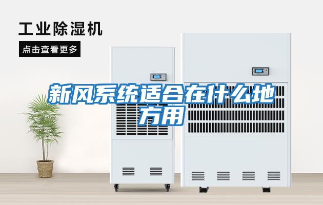 新風系統適合在什么地方用