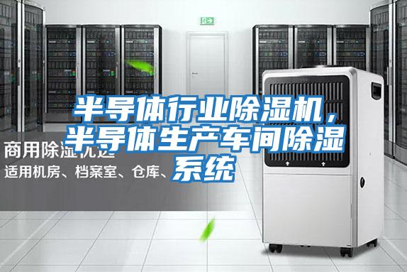 半導(dǎo)體行業(yè)除濕機(jī)，半導(dǎo)體生產(chǎn)車間除濕系統(tǒng)