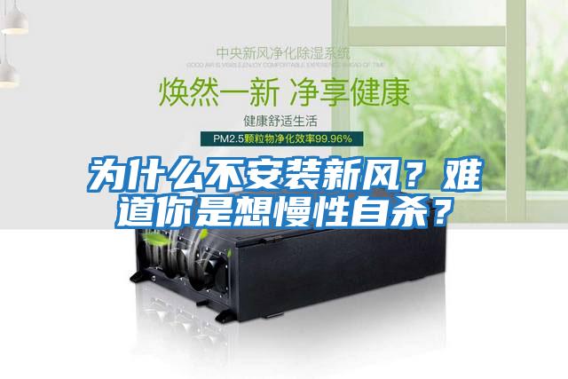 為什么不安裝新風？難道你是想慢性自殺？