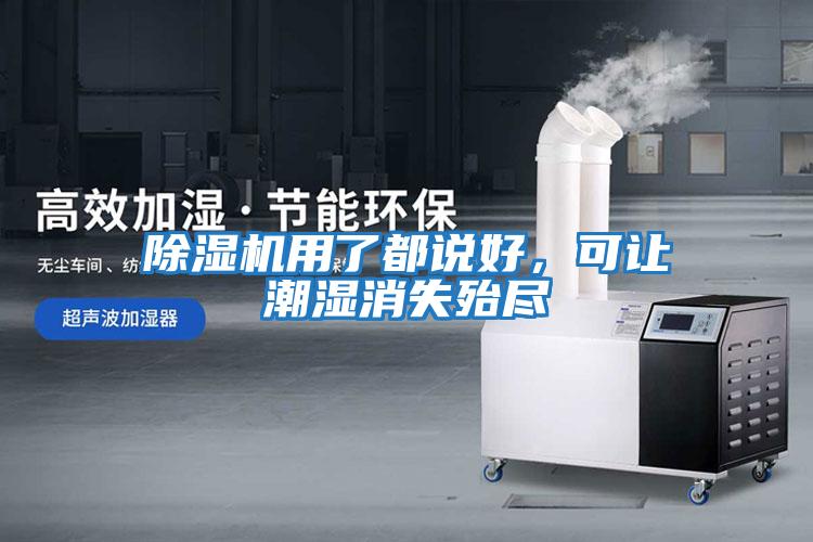 除濕機用了都說好，可讓潮濕消失殆盡