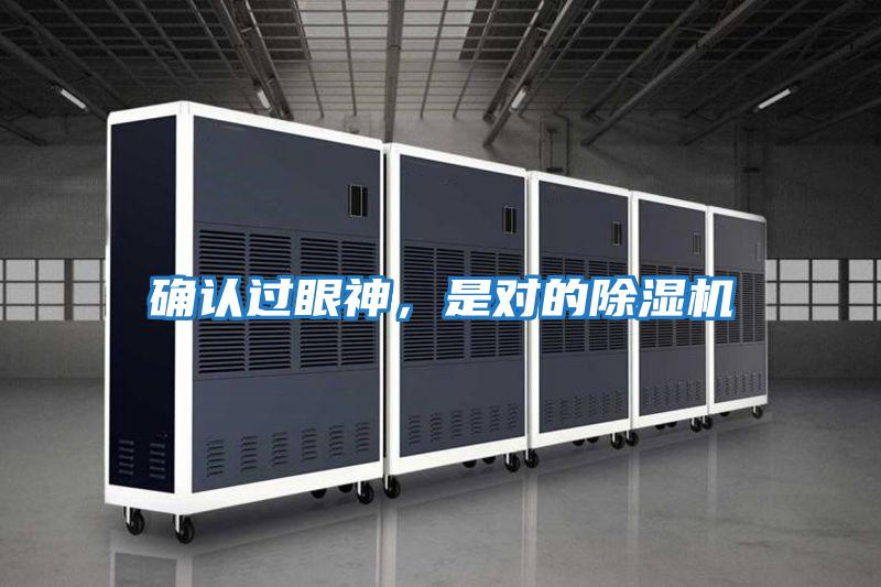 確認過眼神，是對的除濕機