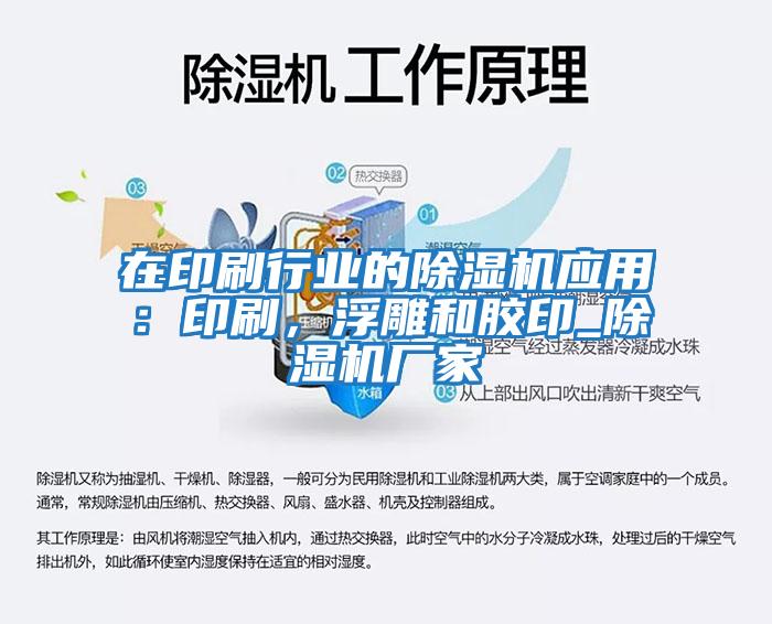 在印刷行業(yè)的除濕機(jī)應(yīng)用：印刷，浮雕和膠印_除濕機(jī)廠家