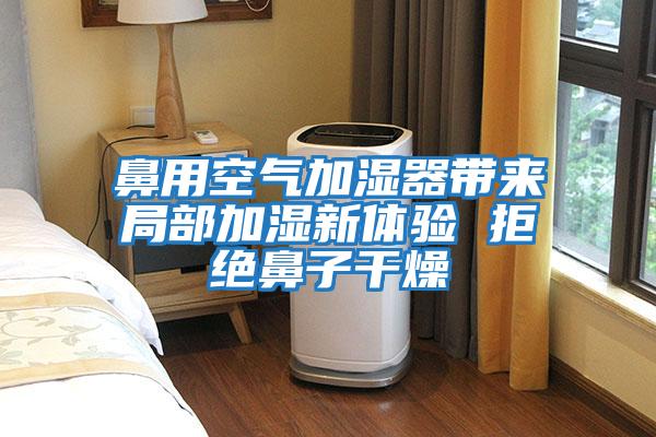鼻用空氣加濕器帶來局部加濕新體驗(yàn) 拒絕鼻子干燥