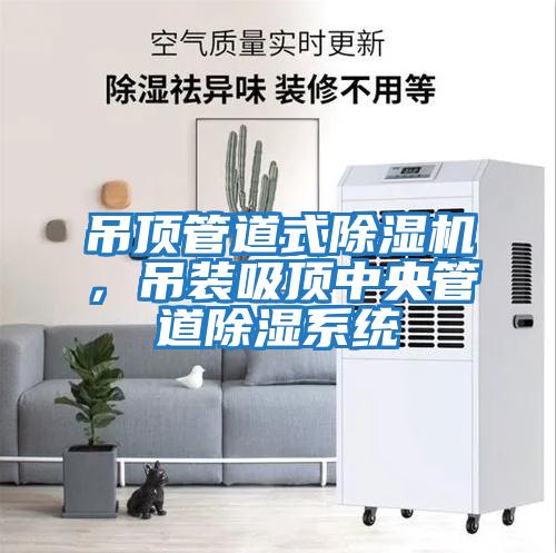 吊頂管道式除濕機，吊裝吸頂中央管道除濕系統