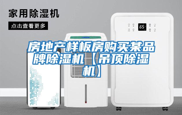 房地產樣板房購買某品牌除濕機【吊頂除濕機】