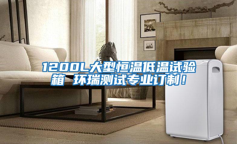 1200L大型恒溫低溫試驗箱 環瑞測試專業訂制！