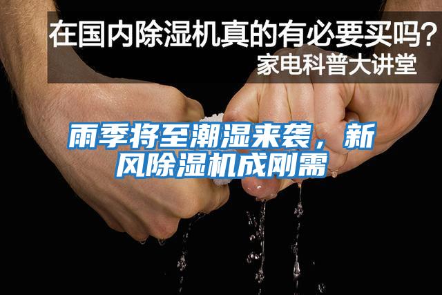 雨季將至潮濕來襲，新風除濕機成剛需