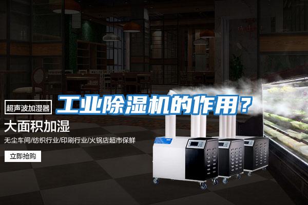 工業除濕機的作用？