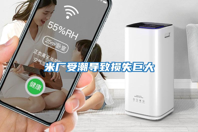 米廠受潮導致損失巨大
