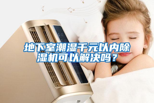 地下室潮濕千元以內除濕機可以解決嗎？