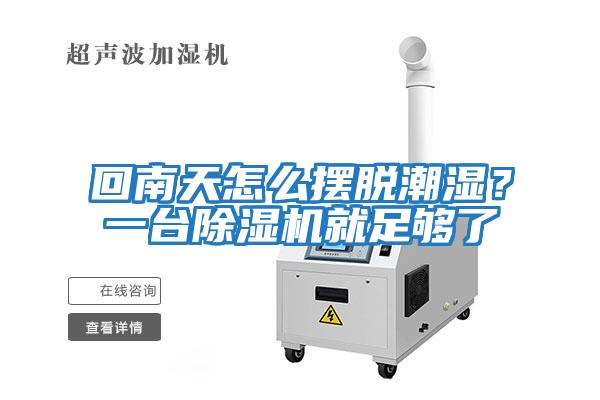 回南天怎么擺脫潮濕？一臺除濕機就足夠了