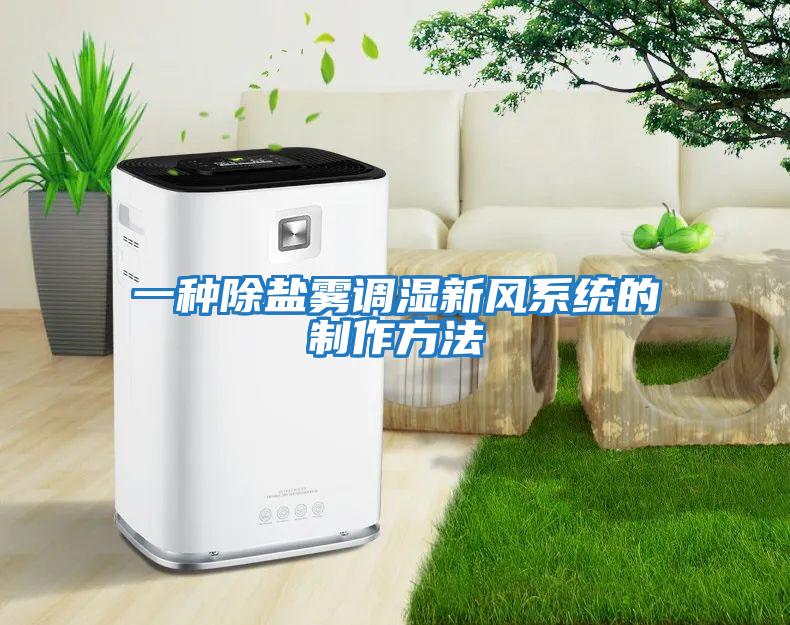 一種除鹽霧調濕新風系統的制作方法