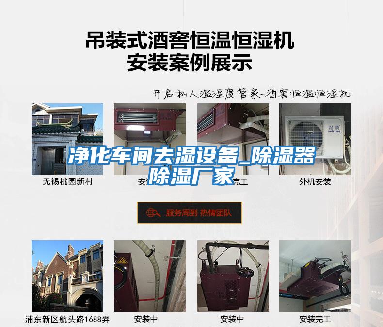 凈化車間去濕設備_除濕器除濕廠家