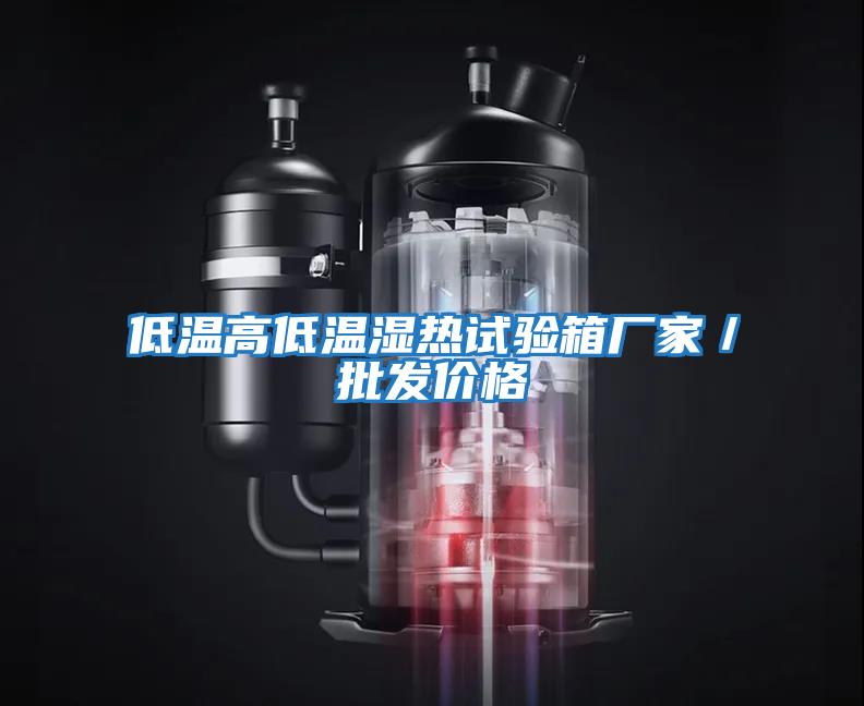 低溫高低溫濕熱試驗箱廠家／批發價格