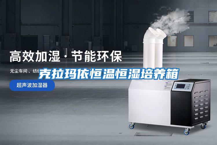 克拉瑪依恒溫恒濕培養箱