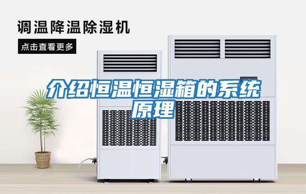介紹恒溫恒濕箱的系統原理