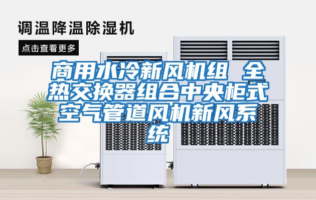 商用水冷新風機組 全熱交換器組合中央柜式空氣管道風機新風系統(tǒng)