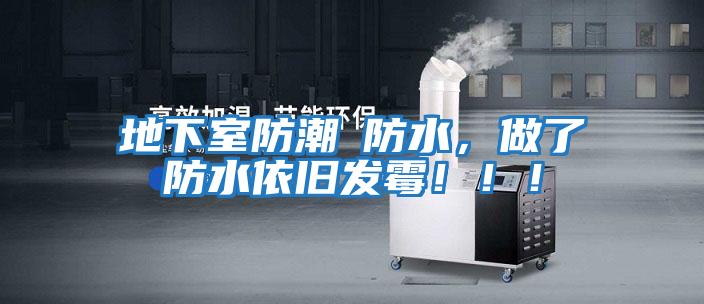 地下室防潮≠防水，做了防水依舊發霉！！！