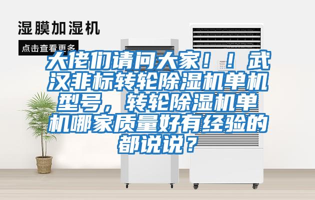 大佬們請問大家??！武漢非標(biāo)轉(zhuǎn)輪除濕機(jī)單機(jī)型號，轉(zhuǎn)輪除濕機(jī)單機(jī)哪家質(zhì)量好有經(jīng)驗(yàn)的都說說？