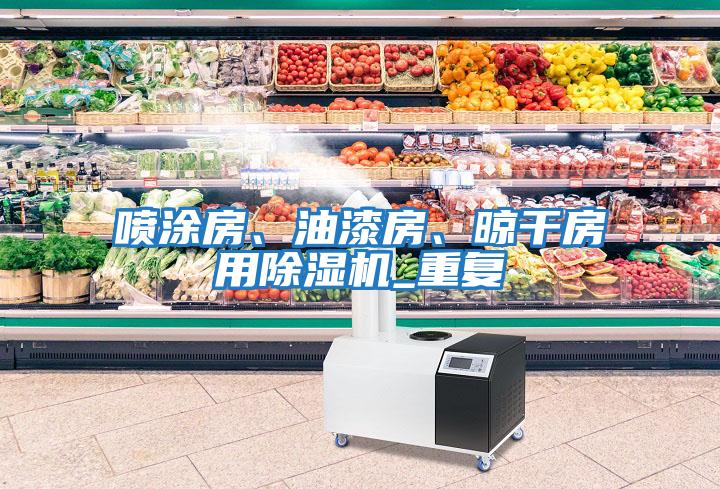 噴涂房、油漆房、晾干房用除濕機_重復