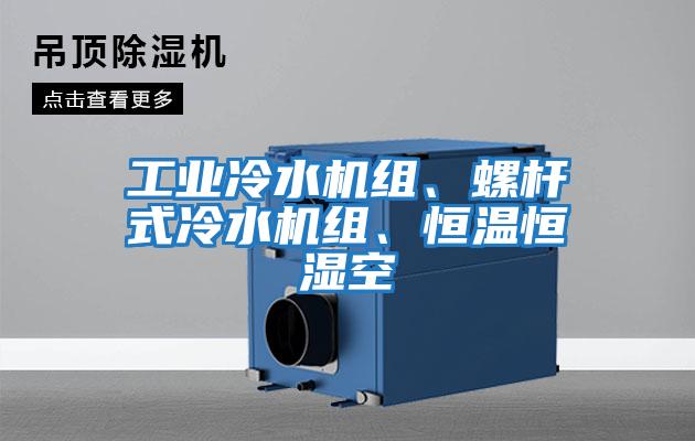 工業(yè)冷水機(jī)組、螺桿式冷水機(jī)組、恒溫恒濕空