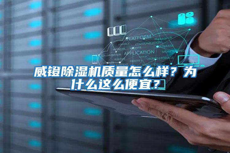 威鐙除濕機質量怎么樣？為什么這么便宜？