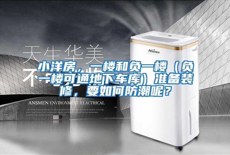 小洋房，一樓和負一樓（負一樓可通地下車庫）準備裝修，要如何防潮呢？