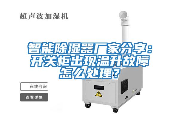 智能除濕器廠家分享：開關(guān)柜出現(xiàn)溫升故障怎么處理？