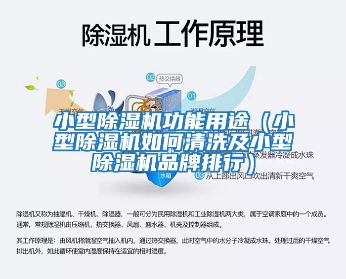 小型除濕機功能用途（小型除濕機如何清洗及小型除濕機品牌排行）