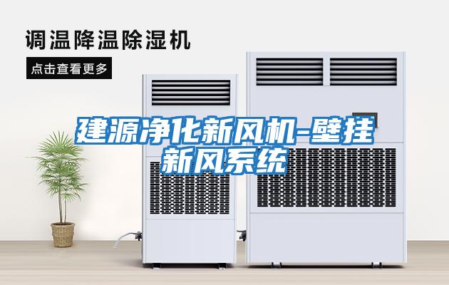 建源凈化新風機-壁掛新風系統