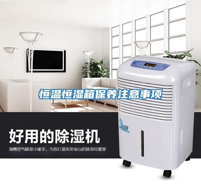 恒溫恒濕箱保養注意事項