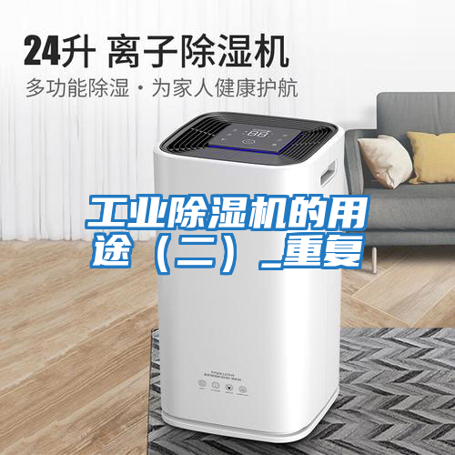 工業除濕機的用途（二）_重復