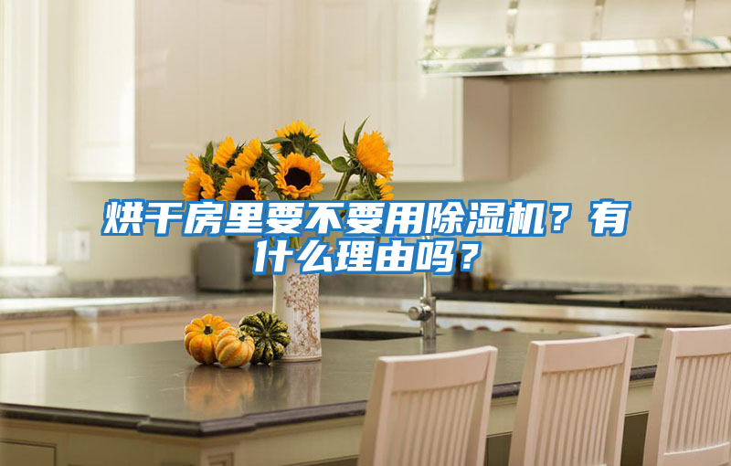 烘干房里要不要用除濕機？有什么理由嗎？