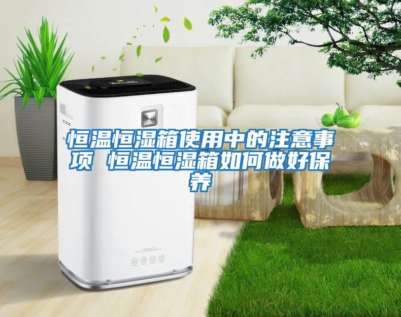 恒溫恒濕箱使用中的注意事項 恒溫恒濕箱如何做好保養