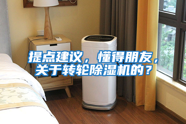 提點建議，懂得朋友，關(guān)于轉(zhuǎn)輪除濕機的？
