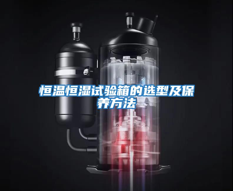 恒溫恒濕試驗箱的選型及保養(yǎng)方法