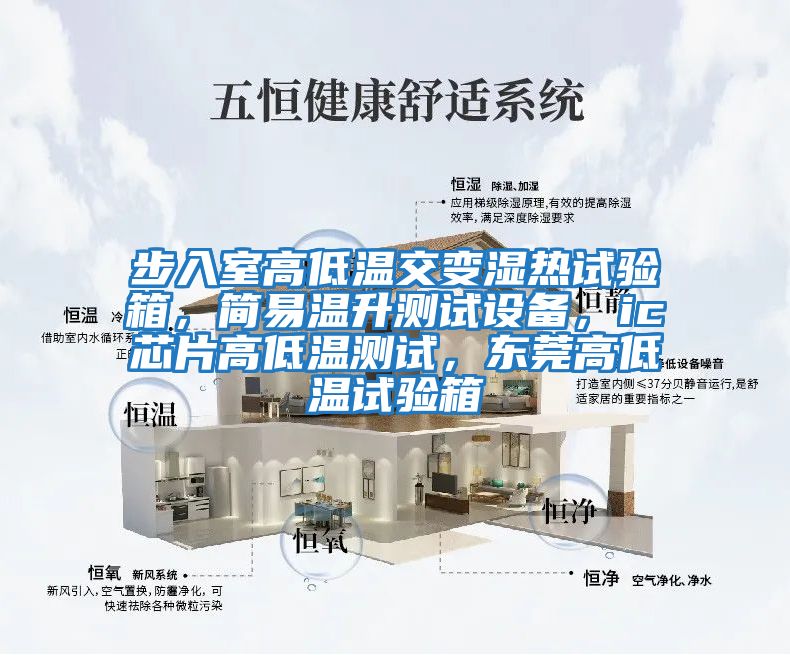 步入室高低溫交變濕熱試驗箱，簡易溫升測試設備，ic芯片高低溫測試，東莞高低溫試驗箱
