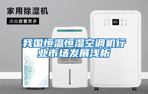 我國恒溫恒濕空調機行業市場發展淺析