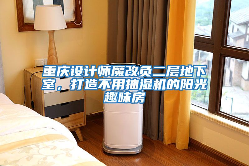 重慶設(shè)計(jì)師魔改負(fù)二層地下室，打造不用抽濕機(jī)的陽光趣味房
