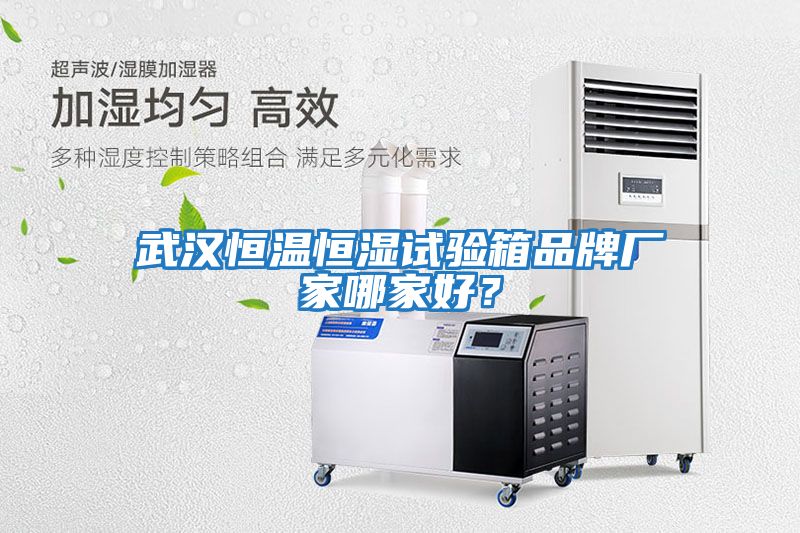 武漢恒溫恒濕試驗箱品牌廠家哪家好？