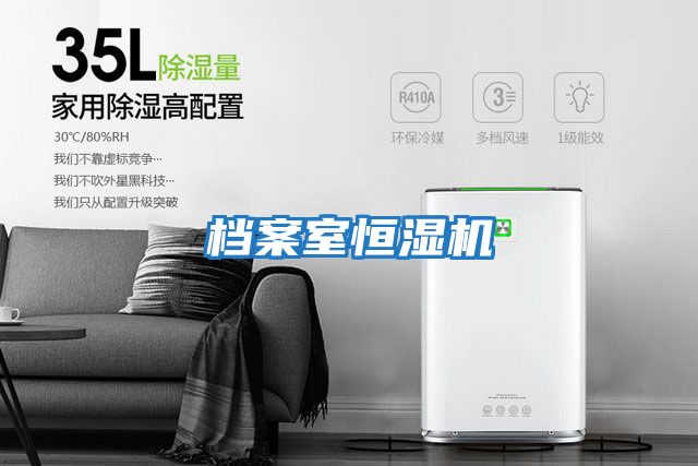 檔案室恒濕機