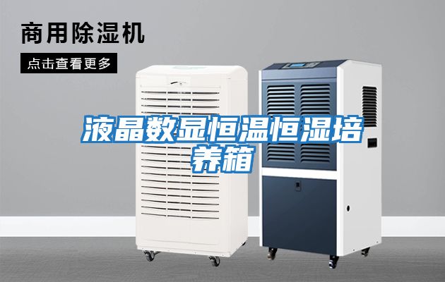 液晶數顯恒溫恒濕培養箱